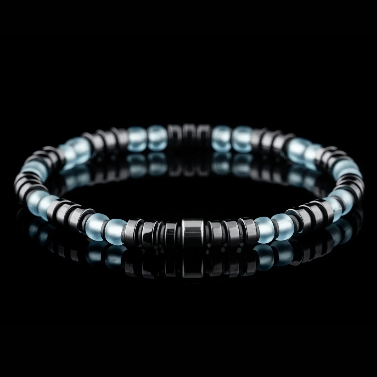 Brățară Hematit Natural Luna II (6mm)